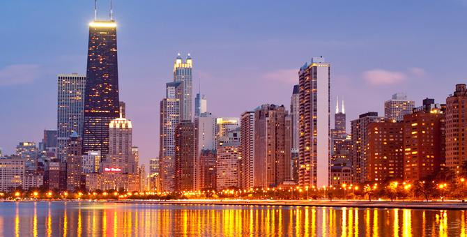 Chicago Skyline Reflection. Credit: Choose Chicago